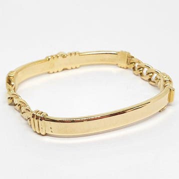 Armband - 18 karaat Geel goud - 0.09ct. tw. Diamant, Nieuw