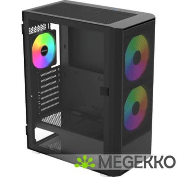 Montech X2 Plus Midi-Tower Zwart, Verzenden, Nieuw