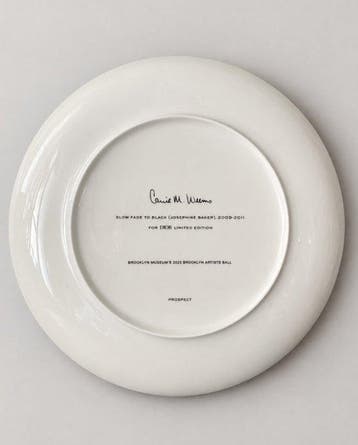 Dior - Carrie M. Weems - Assiette - Porcelaine - Signé
