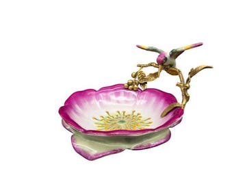 Bol - Porcelaine, Bronze - Colibri
