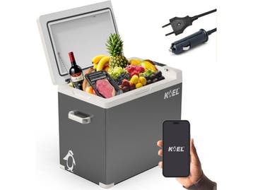 KOEL Crate 50 - Compressor Koelbox 12V 230V - Koelt tot, Verzenden