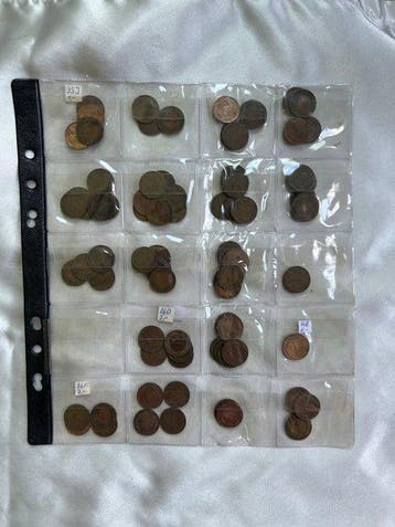Allemagne. Lot of 110+ coins, various metals and, Postzegels en Munten