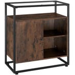 tectake Wandkastje Conventry 70x38x80,5cm - Industrieel hout, Huis en Inrichting, Verzenden, Nieuw