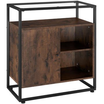 tectake Wandkastje Conventry 70x38x80,5cm - Industrieel hout, Huis en Inrichting, Kasten | Wandmeubels, Verzenden, Nieuw