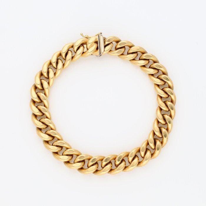 Armband - 18 karaat Geel goud, Handtassen en Accessoires, Armbanden