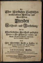 Antonium Wecken - Der Chur-Fürstlichen Sächsischen