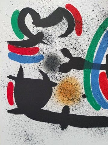 Joan Miro (1893-1983) - Litografia Original X