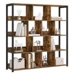 2dekans | Woltu Boekenkast met 14 Vakken - Vrijstaande, Ophalen of Verzenden, Nieuw