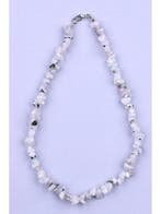 Collier en pierre de lune exquis avec fermoir en argent 925