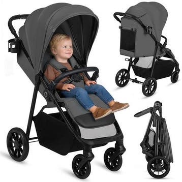 Lionelo Emerald Buggy – Comfortabele Ligpositie 91 cm –, Verzenden