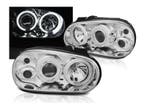 CCFL Angel Eyes koplampen Chrome geschikt voor VW Golf 4, Auto-onderdelen, Verzenden, Nieuw, Volkswagen