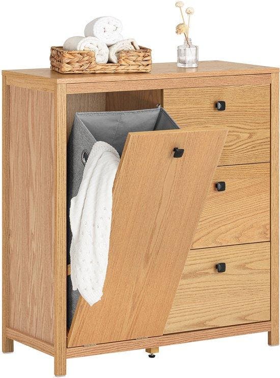 2dekans | SoBuy BZR97-N Waskast - Wood Composite, Huis en Inrichting, Badkamer | Badkamermeubels, Ophalen of Verzenden