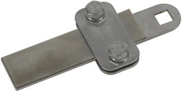 Dehn Pièce de serrage StSt 200ka Pour trou carré 30x4mm D, Doe-het-zelf en Bouw, Elektriciteit en Kabels, Verzenden, Nieuw