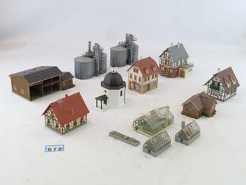 Vollmer, Faller N - o.a. 47612/222216 - Bâtiments pour, Hobby & Loisirs créatifs, Trains miniatures | Échelle N