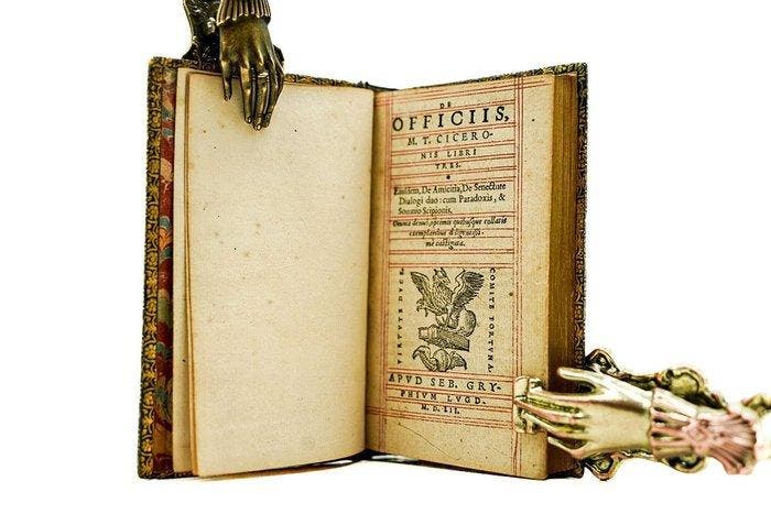 Marcus Tullius Cicero - De Officiis - 1552, Antiquités & Art, Antiquités | Livres & Manuscrits