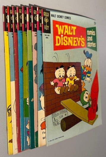 Walt Disney Comics and Stories - 9 Comic - EO - 1967/1972, Nieuw