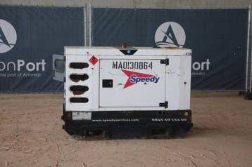 Veiling: Generator SDMO R22C3 Diesel 2011, Ophalen