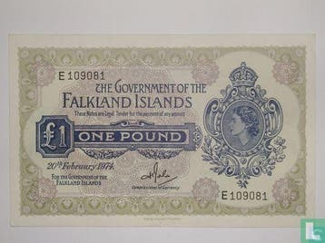 Falkland Islands - British Overseas Territories - Falklan..., Postzegels en Munten, Bankbiljetten | Amerika, Verzenden, Los biljet