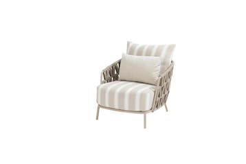 4 Seasons Outdoor Beverly loungestoel latte SALE |, Nieuw