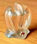 Figuur - Pelikaan christelijk symbool - Persglas helder/mat