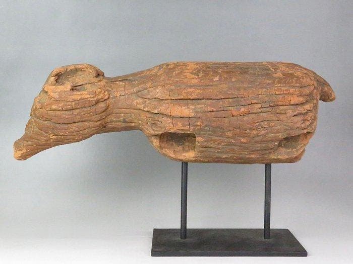Animal statue - Beeld - Indonesië, Antiek en Kunst, Kunst | Niet-Westerse kunst