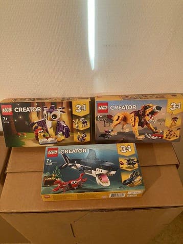 Lego Set - Creator - Creator 31088; Creator 31112; Creator, Nieuw