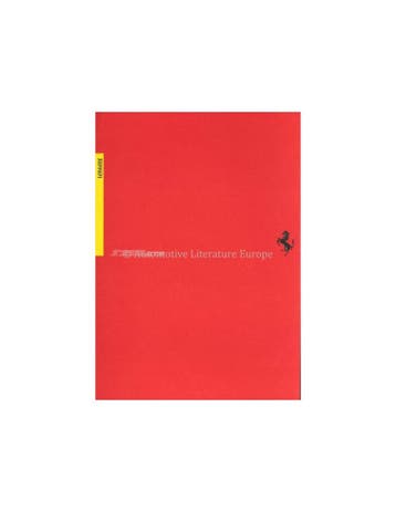 1994 FERRARI F355 GTS PERSMAP BROCHURE ITALIAANS / ENGELS, Ophalen of Verzenden, Nieuw