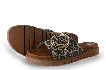Tamaris Slippers in maat 40 Bruin, Kleding | Dames, Schoenen, Bruin, Verzenden, Gedragen, Slippers