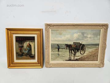 schilderij A.C.W. Terhell en Hendrikus van Langen..., Tuin en Terras, Nieuw