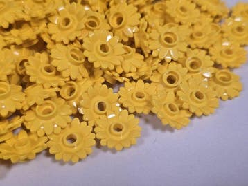 Lego Onderdelen - 1000 bloemen Margriet Zonnebloem new geel, Kinderen en Baby's, Nieuw