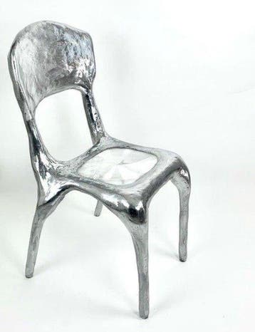 Louis Bressolles - Chaise de bureau - Acier - Chaise «