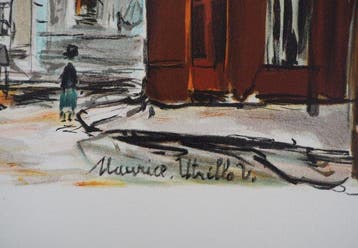 Maurice Utrillo (1883-1955) - Eglise Saint-Pierre, Place du