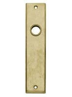 Intersteel Renovatie kortschild blind messing getrommeld, Ophalen of Verzenden, Nieuw