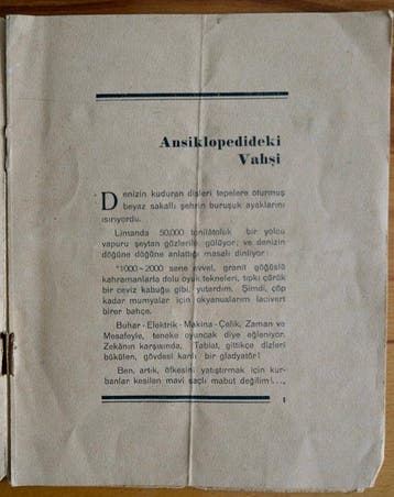 [TURKISH AVANT-GARDE; TURKISH FUTURISM] Kerim Sadi; Ressam, Antiek en Kunst