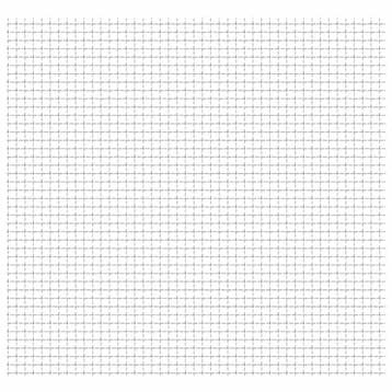 vidaXL Draadhek geweven gaas 50x50 cm 11x11x2 mm roestvrij, Verzenden, Nieuw
