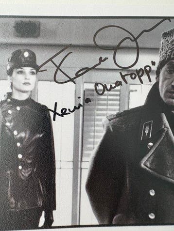 James Bond 007: GoldenEye, Double signed Gottfried John as, Verzamelen, Nieuw