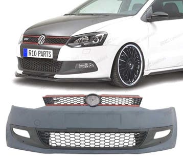 PARE-CHOCS FRONTAL VOLKSWAGEN VW POLO 6R 09-14 LOOK GTI, Autos : Pièces & Accessoires, Carrosserie & Tôlerie, Verzenden
