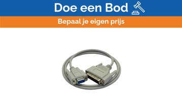 Bieden: AT Serial Data Cable DB9 Female to DB25 Male RS232, Ophalen of Verzenden, Nieuw