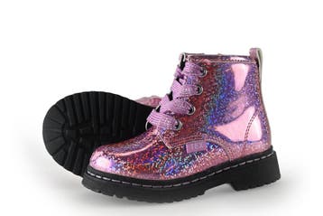 Leone Boots Meisjes in maat 21 Zilver, Verzenden, Jongen of Meisje, Schoenen, Nieuw