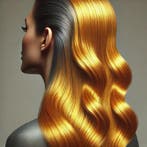 Gekleurde Haarwax  Goud, Verzenden, Nieuw