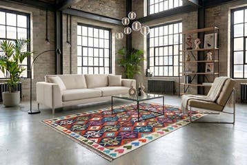 Kazak kilim - inutilisé - Tapis - 250 cm - 175 cm - Avec
