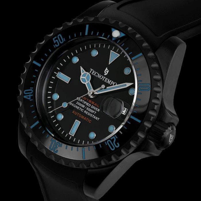 Tecnotempo - Automatic - SEAMOUNT - Diver 2000M - Limited, Handtassen en Accessoires, Horloges | Heren