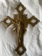 Art déco Crucifix - Laiton, Bronze - 1930-1940, 1940-1950 -