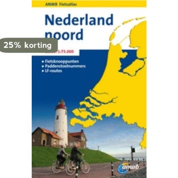 Nederland Noord / ANWB fietsgids 9789018028732, Boeken, Verzenden, Zo goed als nieuw