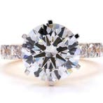 Zonder minimumprijs - Ring - 18 karaat Geel goud - 6.00ct., Nieuw