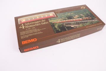 Bemo H0m - 3272/S - Ensemble de wagons de passagers pour, Hobby en Vrije tijd, Nieuw