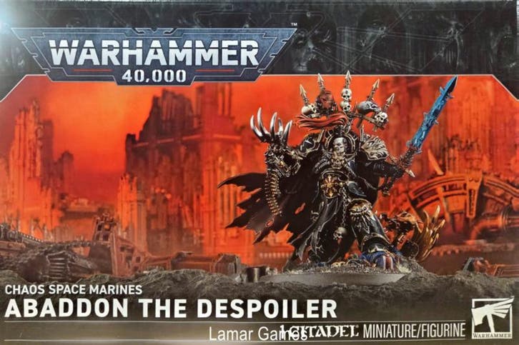 Chaos Space Marines Abaddon the Despoiler (Warhammer nieuw), Hobby & Loisirs créatifs, Wargaming, Enlèvement ou Envoi