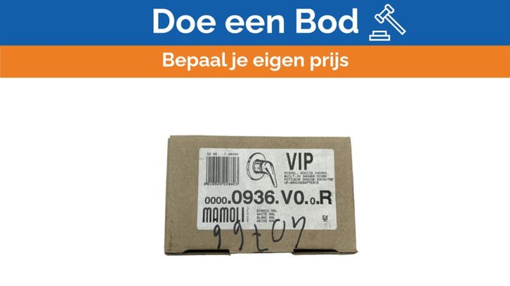 Bieden: Mamoli VIP single lever built-in shower mixer white, Bricolage & Construction, Sanitaire, Enlèvement ou Envoi