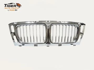 BMW E34 Nieren Grillen Volledig Chroom Set – 1987-1993, Auto-onderdelen, Nieuw, Voor, BMW, Motorkap