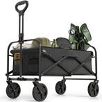 Avalo Bolderkar - Opvouwbaar - Tot 90KG - 80x47x49 CM -Zwart, Caravans en Kamperen, Bolderkarren, Verzenden, Nieuw